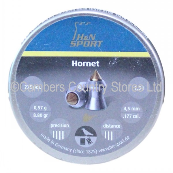 H N Air Rifle Pellets Hornet X Cambers Country Store